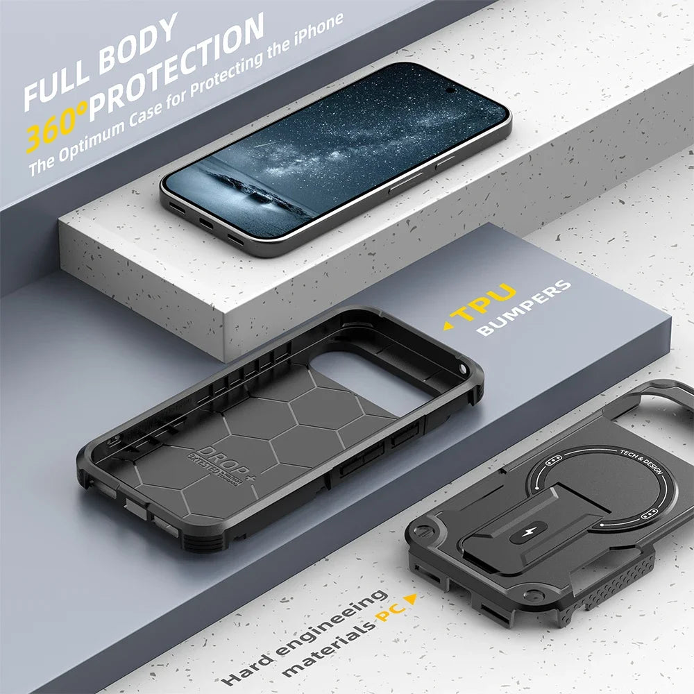 Shockproof Hybrid Cases Dual Layer Case for Google Pixel 10 Pro XL 5G Pixel10 Pixel9 Pixel 9 Pro XL Kickstand Accessories