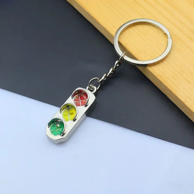 Creative Mini Auto Parts Car Wheel Keychain Auto Enthusiast Metal Keyring Accessories Key Ring Chain for Men Woman Lover Gift