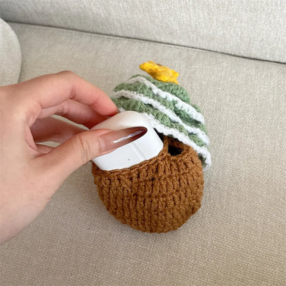 Newest Christmas Tree Knitted Soft Earphone Case For Apple AirPods Pro 3 2 Pro2 Pro3 Air Pods 4 3 2 1 Headphones Protective Bag