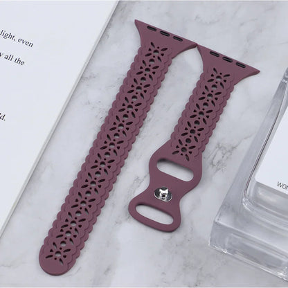 Silicone Sport Strap for Apple Watch Ultra Band 49mm 45mm 44mm 42mm 41mm 40/38mm Rubber Strap Bracelet Iwatch Series 8 7654 SE 3