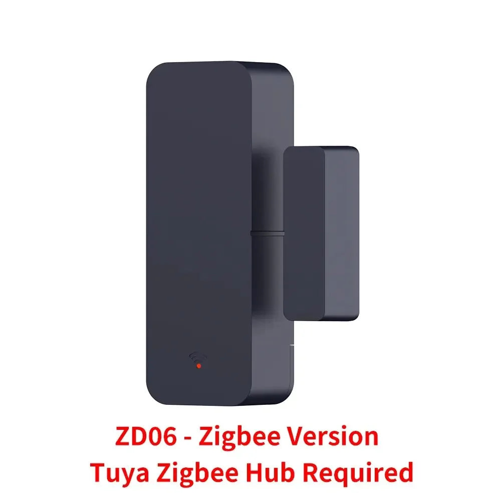 Tuya Zigbee Wifi Door Sensor Window Entry Sensor Security Burglar Magnetic Sensor Alarm Smart Life Work With Alexa Google Home