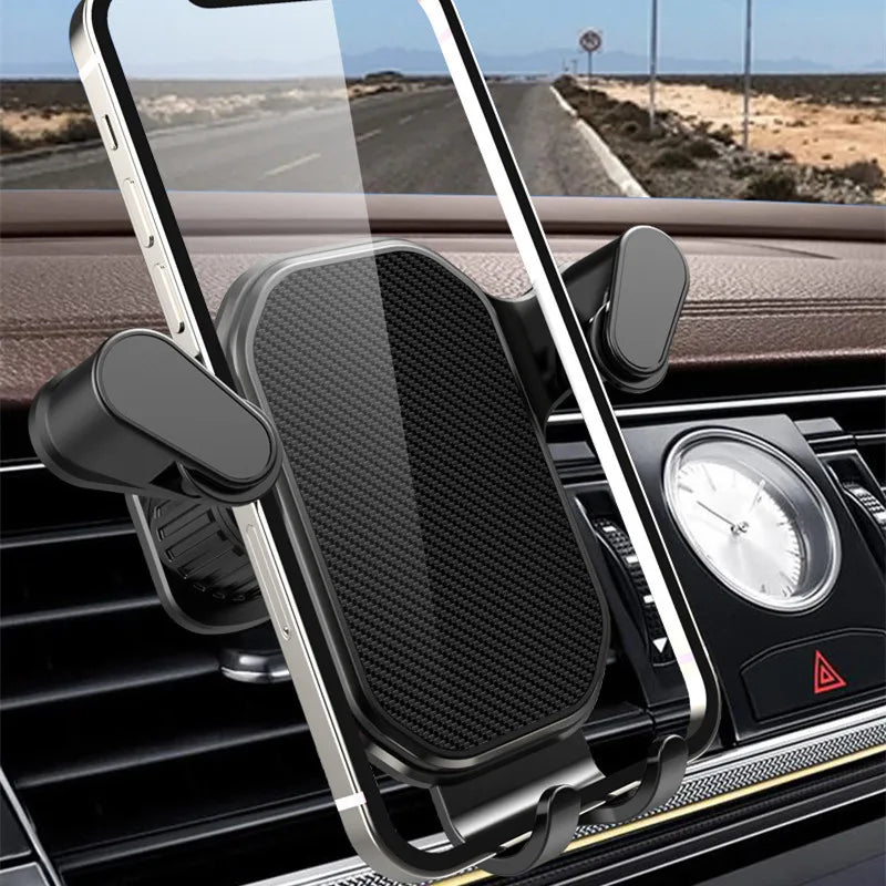 Universal Car Phone Holder with Ventilation Hook for 360 Degree Rotation Installation Anti Shake Supports All Phone Xiaomi