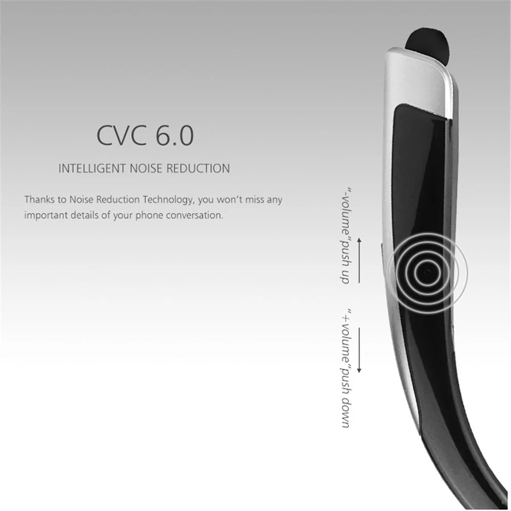 HBS-1100 Stereo Bluetooth Headphone Binaural Hand-free Neckband Earphones Fashion Mini Wireless Headset Binaural Universal