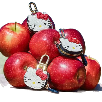 Hello Kitty Key Chain Kawaii Cartoon Backpack Pendant Dopamine Accessories KT Cat Cute Decoration Charming Pendant Birthday Gift