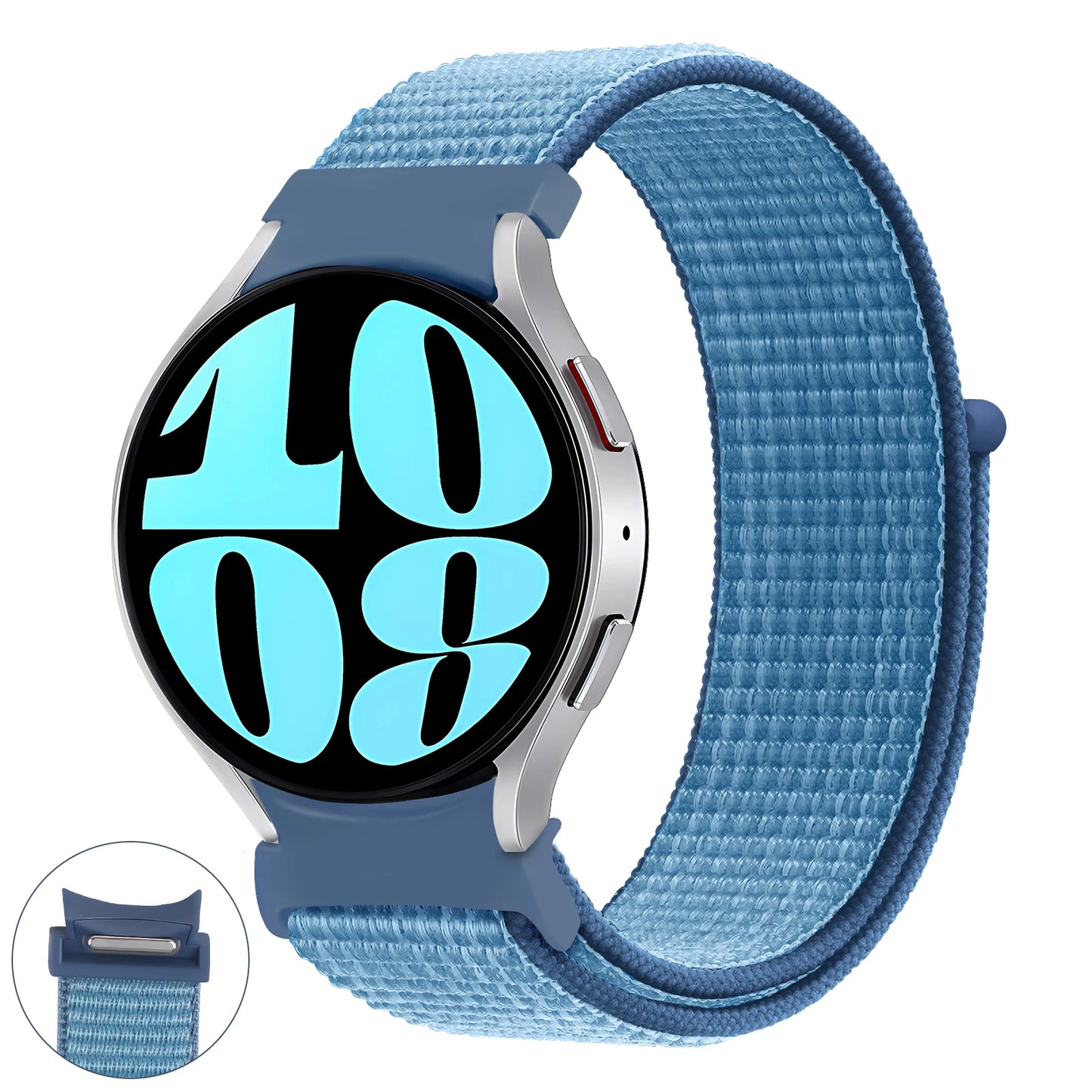 Nylon loop Band For Samsung Galaxy Watch 7 6 5 4 44mm 40mm 5 pro 45mm Sport 20mm bracelet Galaxy Watch6 Classic 47mm 43mm Strap