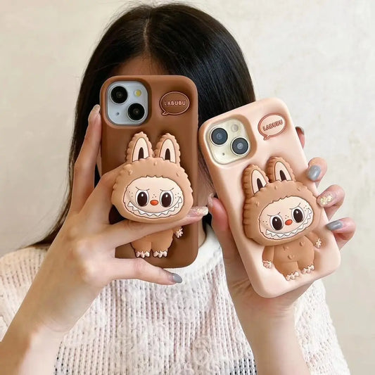 Cute Monster Doll Phone Case Cover for IPhone 11 12 13 14 15 16 Pro Max Shockproof Case for IPhone 16 Pro Max