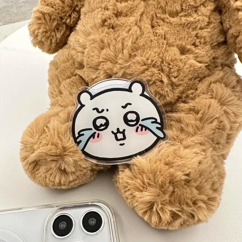 Cute Japan Anime Chiikawa usagi Hachiware For Magsafe Magnetic Phone Grip Tok Stand For iPhone Foldable Wireless Charging Holder