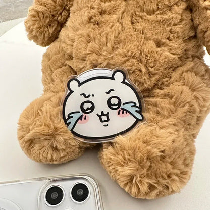 Cute Japan Anime Chiikawa usagi Hachiware For Magsafe Magnetic Phone Grip Tok Stand For iPhone Foldable Wireless Charging Holder