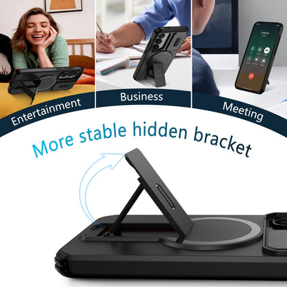 Case for Samsung Galaxy S25 FE S24 Plus S25 Ultra 5G Kickstand Bag Shockproof Matte Armor Cover