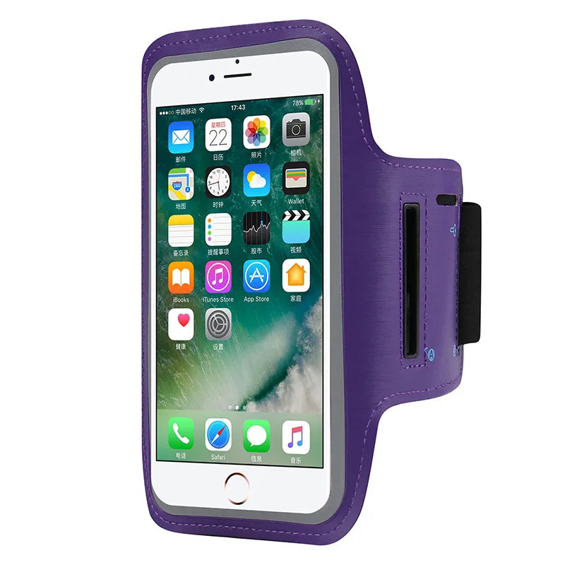 4.7-7 inch Outdoor Sports Armband Case Phone Holder For iPhone Samsung Xiaomi Huawei Gym Running Mobile Phone Bag Arm Band Case - covers4phones