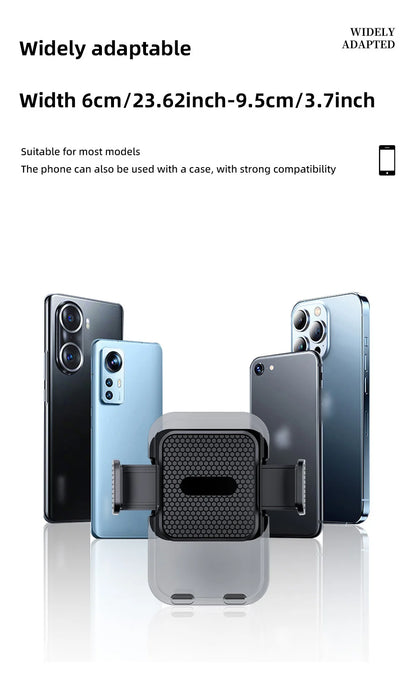 Car Phone Mount 360° Adjustable - Strong Suction Cup, Heat Dissipation & Breathable, Universal Compatibility for All Phones