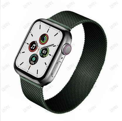 Milanese Loop for apple watch band 44mm 45mm 40mm 41mm 46-42mm pride bracelet iwatch series 9 8 7 6 SE 5 4 10 ultra 2 49mm strap