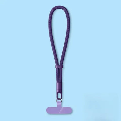 Universal Adjustable Mobile Phone Lanyard Short Wrist Strap with Self-locking Anti-drop Design Durable Polyester Phone Strap