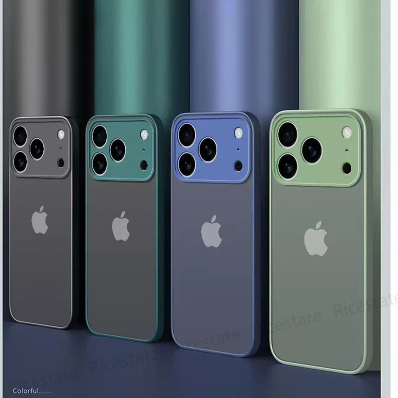 New Armor Bumper Shockproof Phone Case For Apple iPhone 17 Pro Max iphone17 Pro Max 17Pro 17 Air Silicone Hard Cover Capa