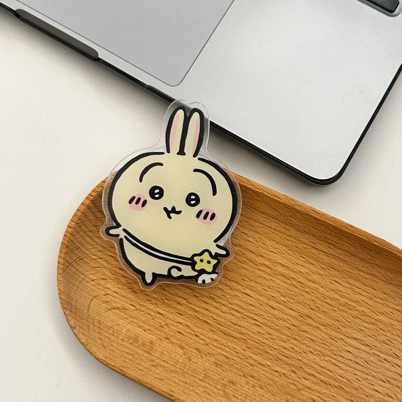 Cute Japan Anime Chiikawa usagi Hachiware For Magsafe Magnetic Phone Grip Tok Stand For iPhone Foldable Wireless Charging Holder