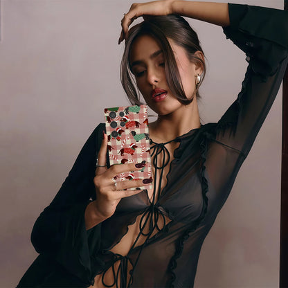 Christmas Dachshund Dog Phone Case for Samsung Galaxy S25 S24 S23 Ultra Plus A35 A55 Glossy HD Hard Cover Film Shell