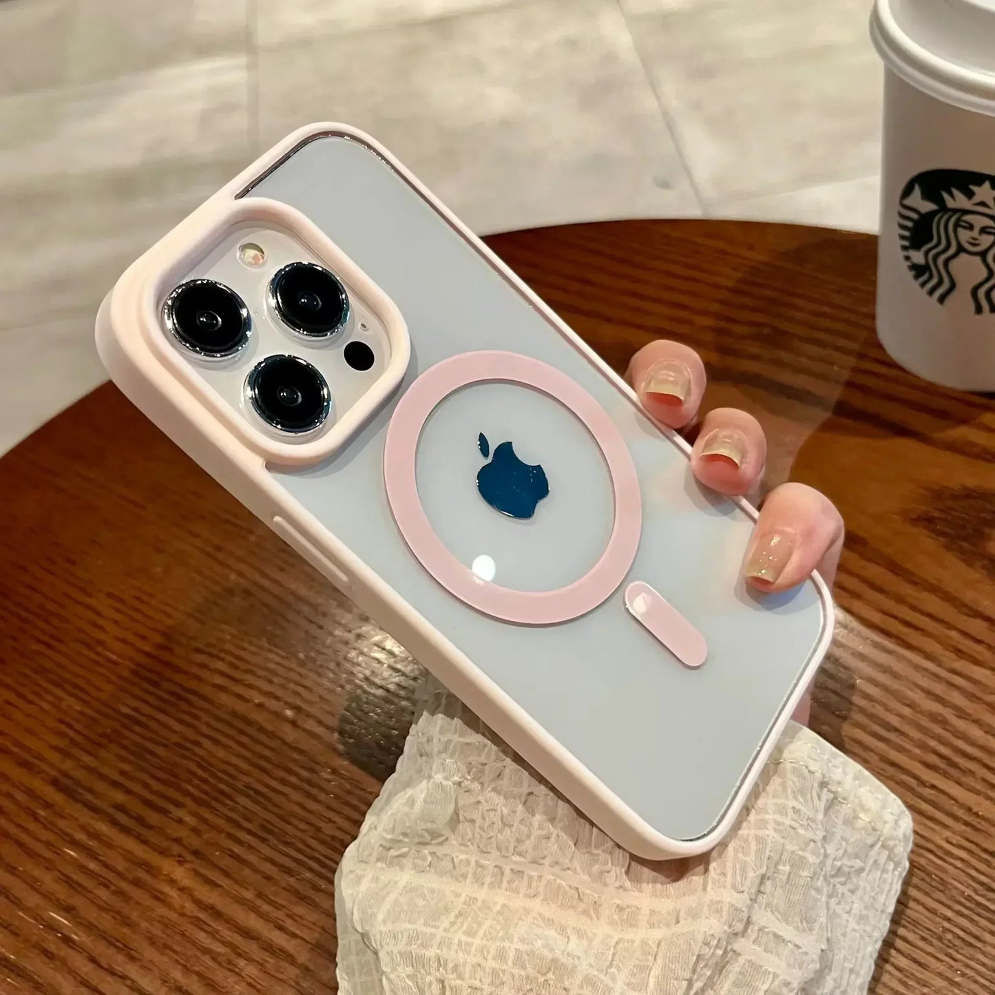 Black Transparent Magsafe Magnetic Case For iPhone 16 15 14 Plus 13 12 11 Pro Max Wireless Charging Acrylic Hard Protect Cover