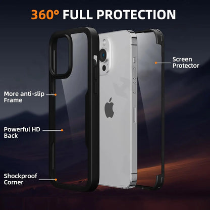 Case For iPhone 17 16 15 14 13 12 11 Pro Max Plus XS Max Plus 20245 360 Full Shockproof Silicone Screen Protection Phone Cover