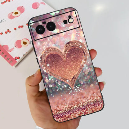 For Cover Google Pixel 6 Case Cute Cat Cartoon Bumper Back Shockproof Soft TPU Case For Google Pixel 6A 6PRO Pixel 6 Phone Cases