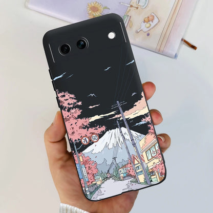For Google Pixel 8A Case Stylish Painted Cover Soft TPU Shockproof Phone Case For Google Pixel 8 Pro Pixel8A Fundas Coque Bumper