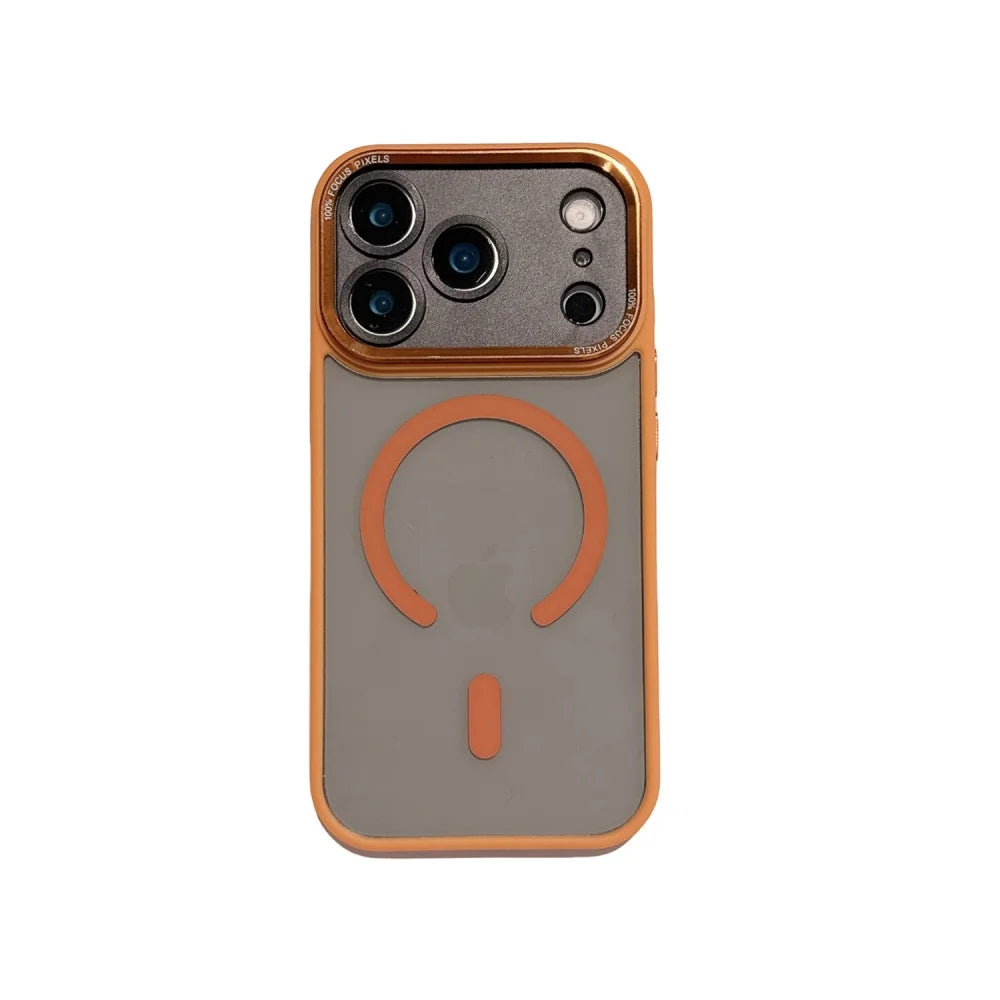 Luxury New Color Shockproof Armor Case For iPhone 17 Air 16 15 14 Plus 13 12 11 Pro Max For Magsafe Hard Clear Metal Lens Cover