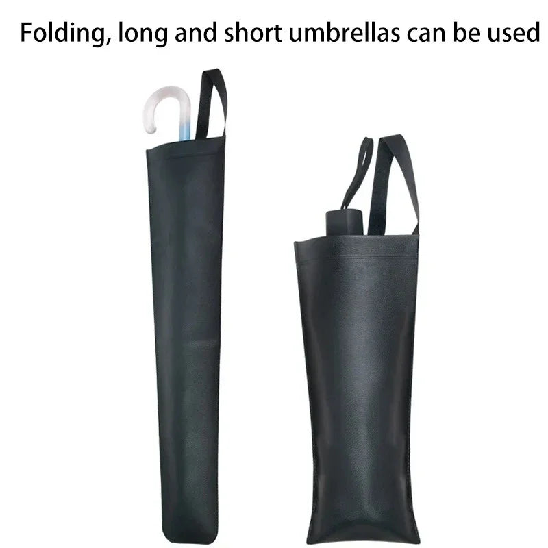 STONEGO Car Umbrella Storage Bag Holder Synthetic Leather waterproof Car Seat Back Auto Tidying Accessories Saving-space
