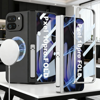 For Magsafe Wireless Charge Case For Google Pixel 10 9 Pro Magnetic Hinge Armor Screen Glass Cover For Pixel 10 Pro Fold Case