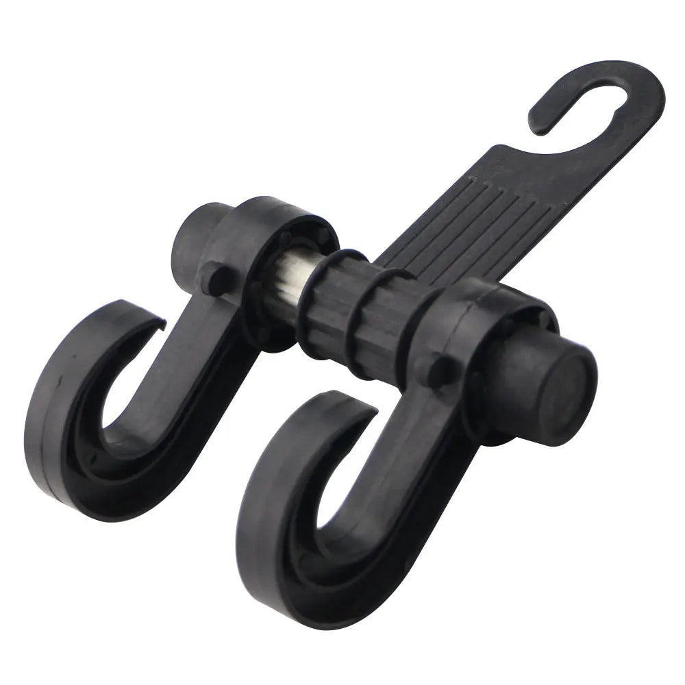 Car Seat Headrest Hook Carbon Fiber Mobile Phone Holder Vehicle Universal Holder Handbag Purse Coat Car Interior Accessories