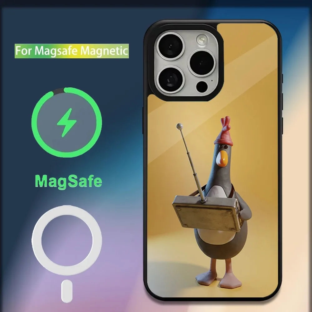 W-WallaceS cute G-Gromit Phone Case For iPhone 16,15,14,13,12,11,Plus,Pro,Max,Mini Magsafe Magnetic Wireless Charging
