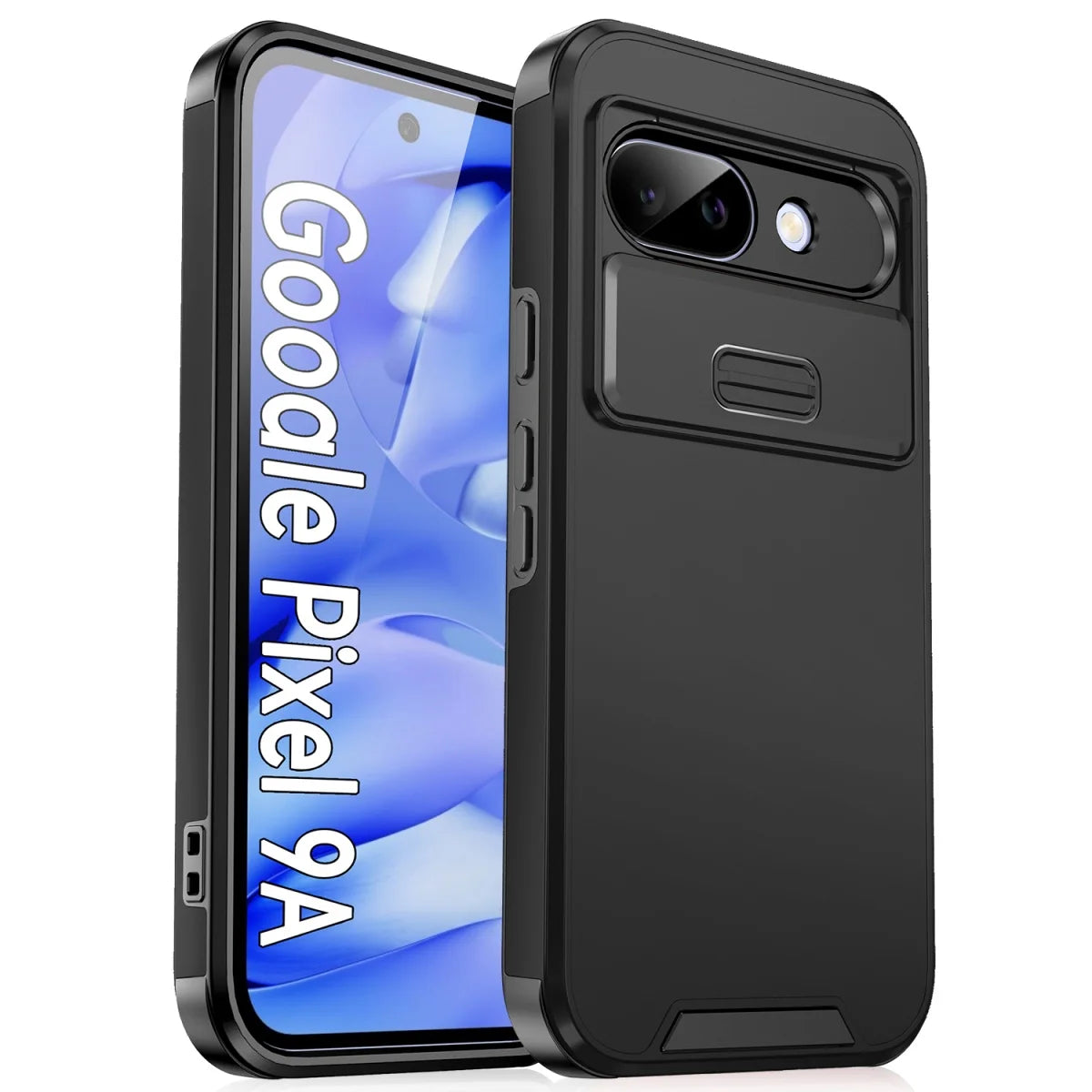Luxury Slide Camera Protective TPU Phone Case For Google Pixel 9 8 7 Pro XL 9A 8A 6A Military Shockproof Defender Bumper Cover