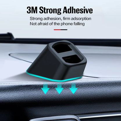 Universal Wireless Car Charger Stand Base Air Outlet Clip Accessories Desktop Dashboard Fixed Installation Mobile Phone Holder