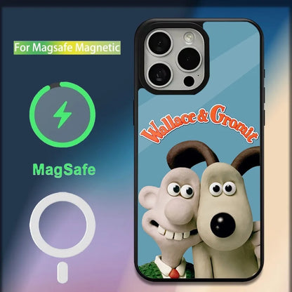 W-WallaceS cute G-Gromit Phone Case For iPhone 16,15,14,13,12,11,Plus,Pro,Max,Mini Magsafe Magnetic Wireless Charging