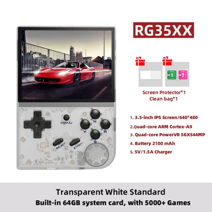 ANBERNIC RG35XX Plus/RG35XX Retro Handheld Game Console 3.5″ IPS Screen Linux Portable Video Game Player Support HD-M-I TV Output