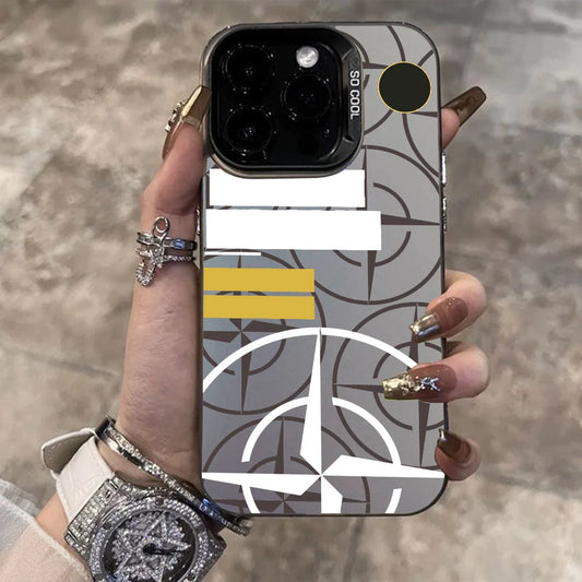 Phone Case For S-Stone-e iPhone 16e 16 15 14 13 12 11 mini Pro Max X XR XS MAX  Plus Anti Fall Matte Back-I-i-is Cover Luxury