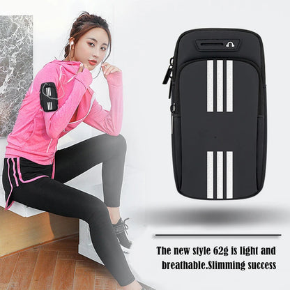 Sports Bag For Mobile Phone Armband For Jogging Cell Phone Accessories Woman mp3/mp4 Bags PU Hand Bag For Running Waterproof - covers4phones