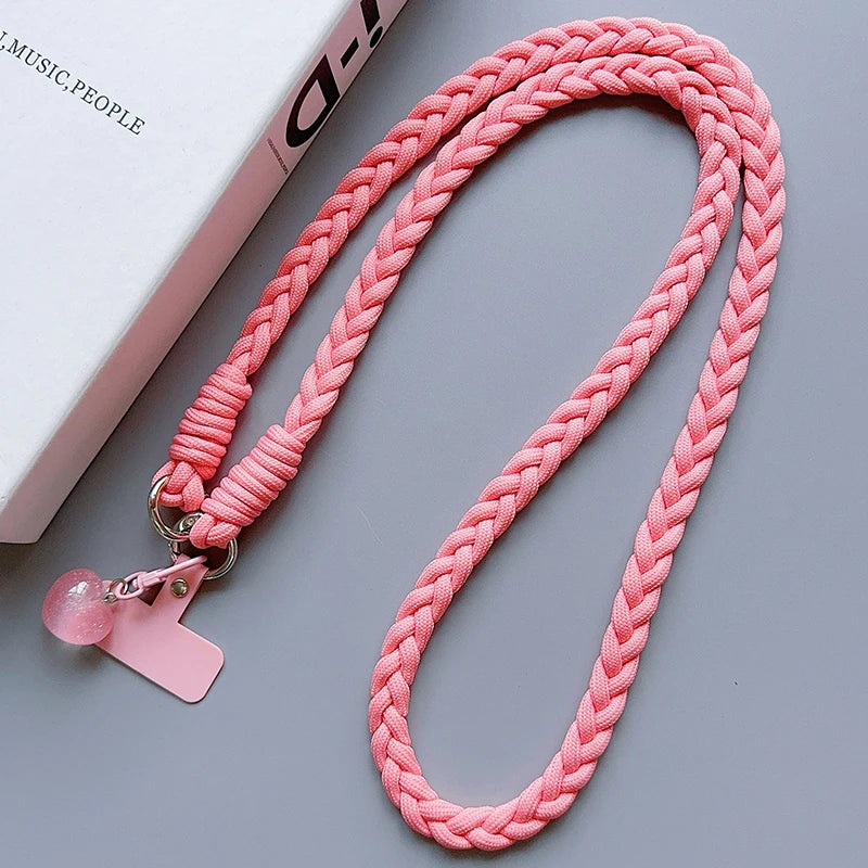 Creative Cartoon Mobile Phone Universal Lanyard Crossbody Long Rope Lanyard Rope Cartoon Decorative Pendant Accessories