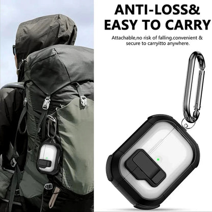 Security Lock Case For AirPods Pro 2 3 Cover For AirPods 3 2 1 Pro Pro2 Generation Cases Headphone Coque For AirPods Pro2 2nd