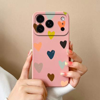 Case For iPhone17 17Air 17Pro 17ProMax Butterfly Love Heart Anti-fall Dustproof Trendy Housing For iPhone 17 Pro Max Funda Coque
