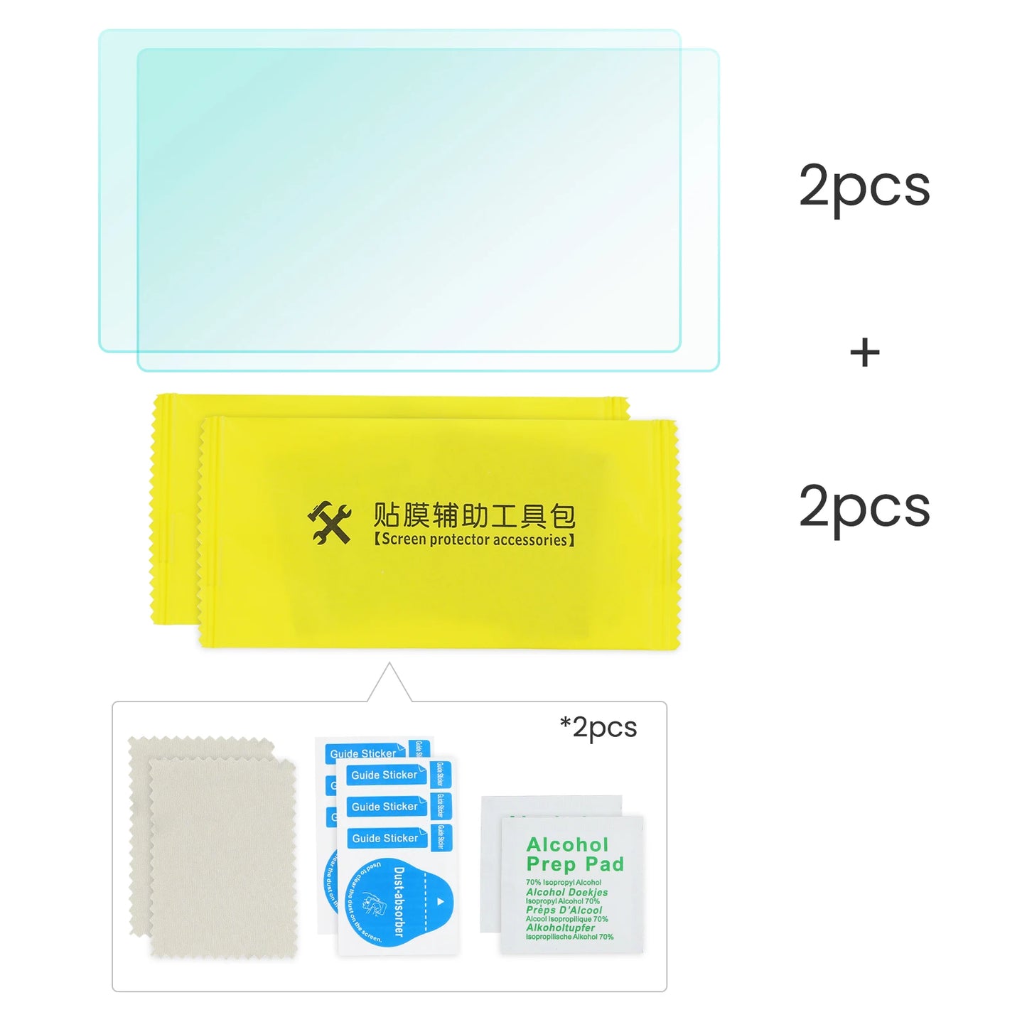 Protective Film for DJI Mini 3 /3 Pro Mini 4 Pro HD Glass Screen Protector Anti-Scratch Screen Film RC RC 2 Remote Accessories