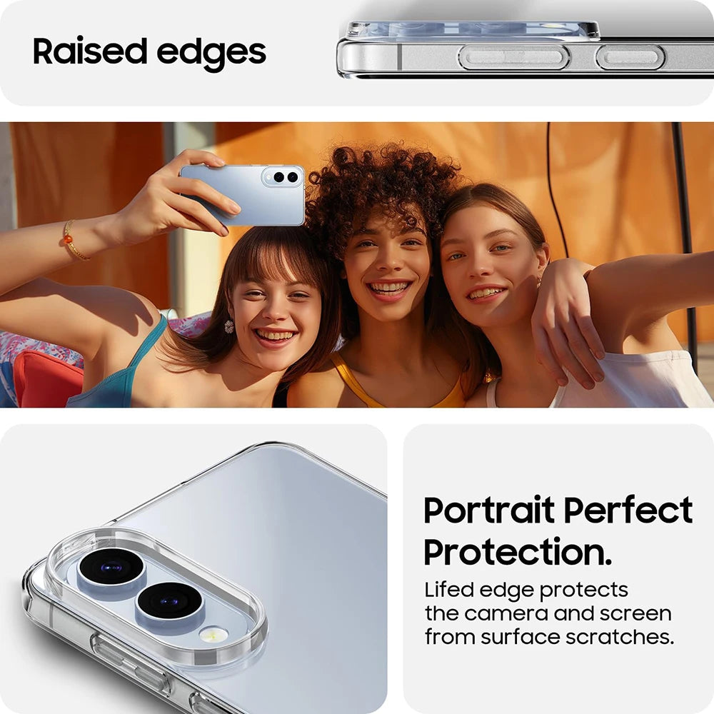 Ultra Thin Silicone Soft Case For Samsung Galaxy S25 Edge S24 S23 S21 S20 FE S22 Ultra Plus Clear Transparent Slim Cover Shell