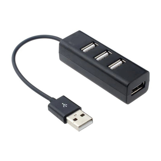 Mini 4-Port USB 2.0 Hub Adapter High-Speed Hub USB Splitter Converter All-in-One Computer Accessory
