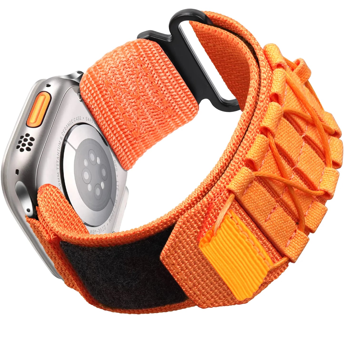 Tactical Strap for Apple Watch Band 49 45mm 44mm 41 40mm Nylon Alpine Trail Loop Bracelet for IWatch Series Ultra 2 9 8 7 5 6 Se