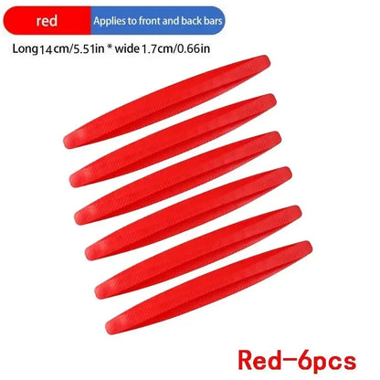 New 4-6 PCS Car Anti-collision Protection Decoration Strip Universal Front Rear Bumper Corner Protector Guard Car Accessories