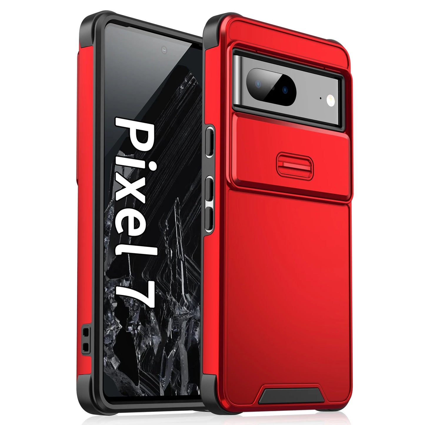 Slide Camera Case For Google Pixel 9 8 7 Pro 8A  6A  Lens Protection Wireless Charge Shockproof Cover For Pixel 8 A 9Pro XL 8pro