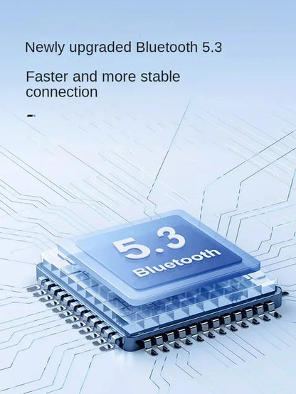 Neckband AIR bone conduction headphones wireless Bluetooth Headset with mic sports running non-ear-wearing For Xiaomi iPhone 15