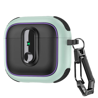 Armor Lock Earphone Cover For AirPods 4 Pro2 3 2 1 Case TPU PC Shockproof Headphone Coque For AirPods Pro 2 2nd 4th Gen Cases