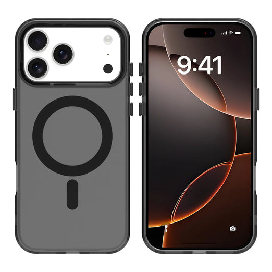 Magnetic Luxury Lens Protector Matte Candy Case For iphone 17 Pro Max iphone17 Air 5G For Magsafe Wireless Charger Cover