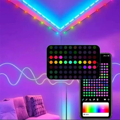 Smart RGB LED Strip Light 20M Fairy String Lights W/ APP Control Music Sync 12 Modes USB Powered for Xmas Home Decor