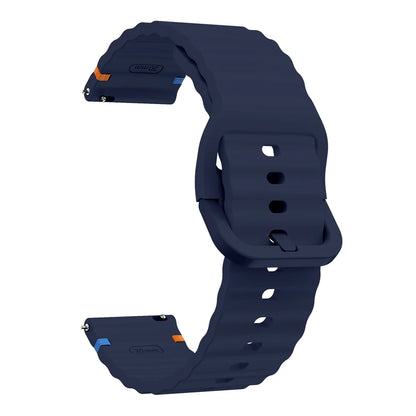 20mm Silicone Stitch Strap For Garmin Forerunner 165 Band for Vivoactive 5 3 Venu Sq 2 245 645 Approach S40 Bracelet Watchband