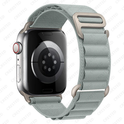 for Apple watch Straps 45mm 46mm 49mm 42mm iwatch Band 44mm 41mm 40mm Nylon Alpine bracelet correa Series 10 9 8 7 6 SE Ultra 2